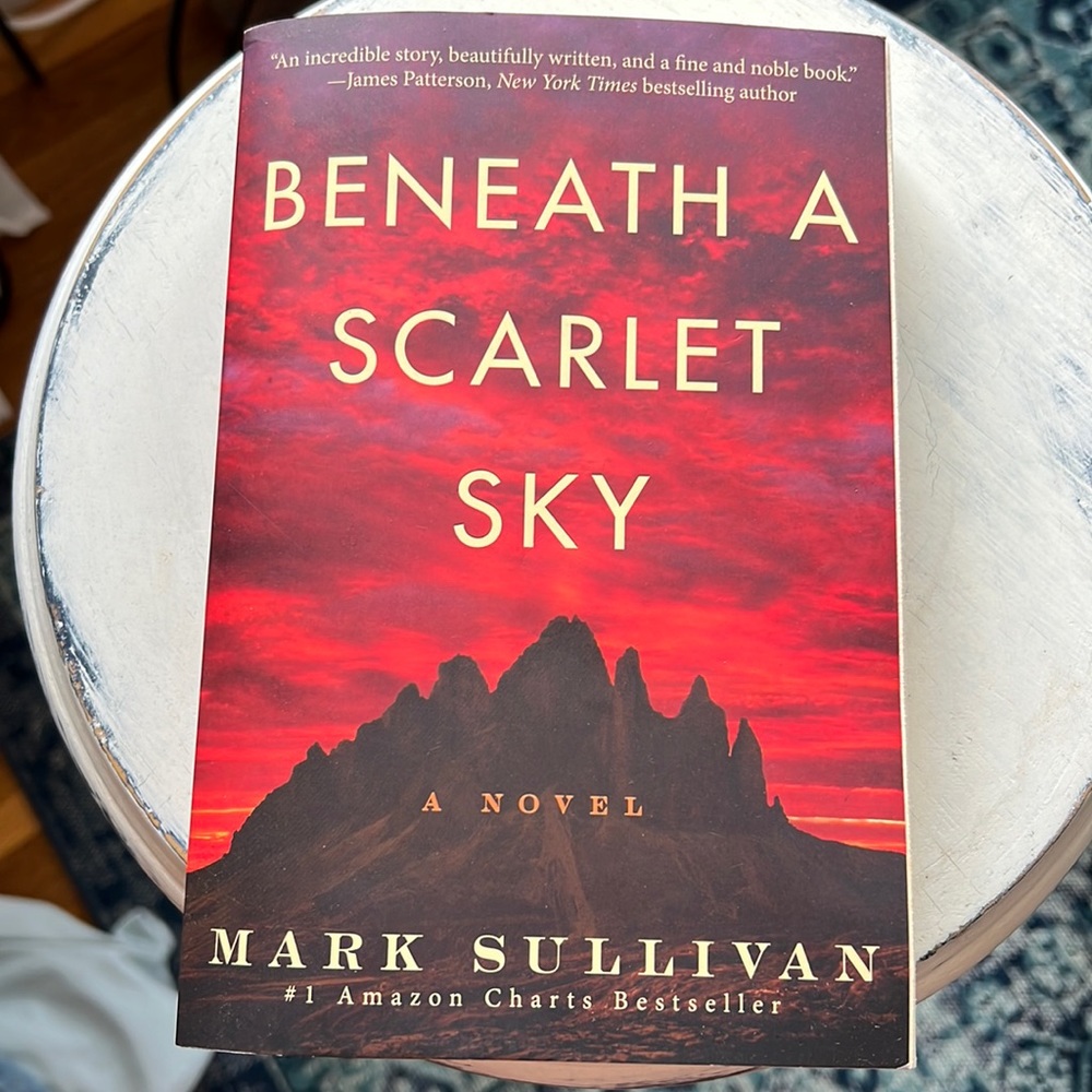 Beneath a scarlet sky book